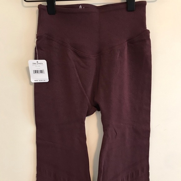 Free People | NWT Gone Adrift Leggings Dark Red - Picture 4 of 8
